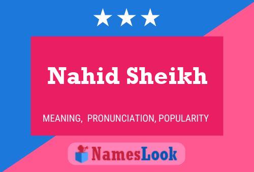 Nahid Sheikh Naam Poster