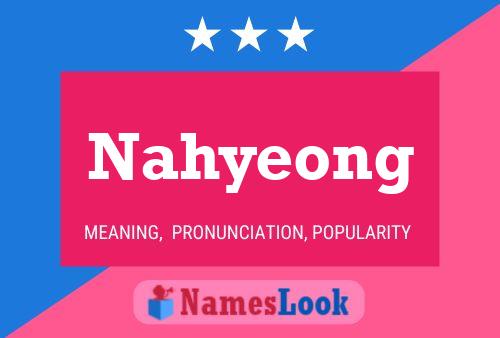 Nahyeong Naam Poster