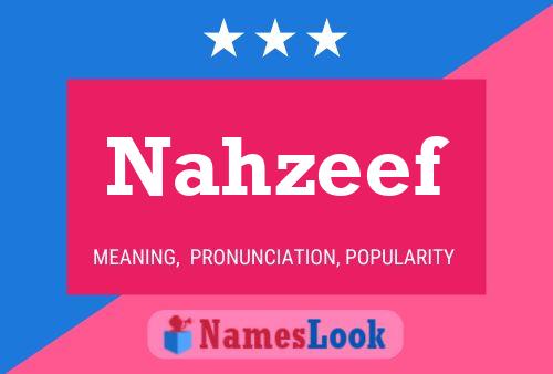 Nahzeef Naam Poster