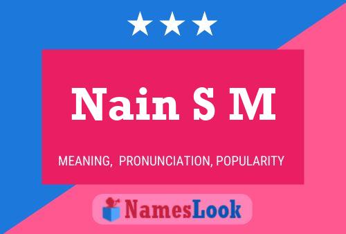 Nain S M Naam Poster