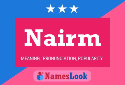 Nairm Naam Poster