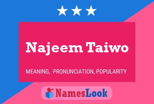 Najeem Taiwo Naam Poster