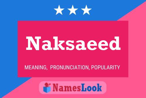 Naksaeed Naam Poster