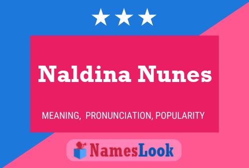 Naldina Nunes Naam Poster