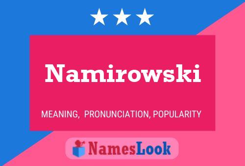 Namirowski Naam Poster