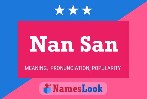 Nan San Naam Poster