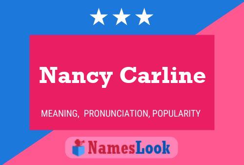 Nancy Carline Naam Poster