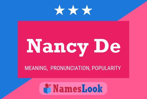 Nancy De Naam Poster