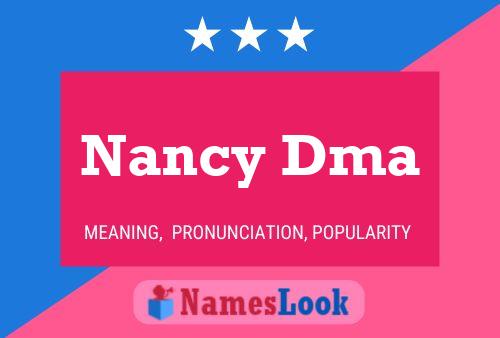 Nancy Dma Naam Poster