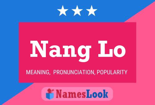 Nang Lo Naam Poster