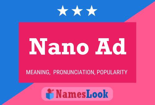 Nano Ad Naam Poster