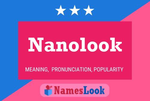 Nanolook Naam Poster