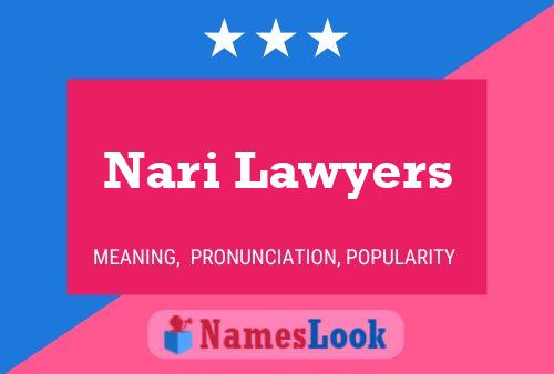 Nari Lawyers Naam Poster