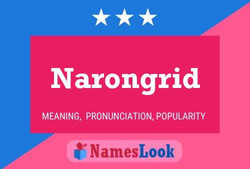 Narongrid Naam Poster