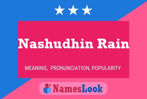 Nashudhin Rain Naam Poster