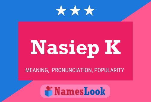 Nasiep K Naam Poster