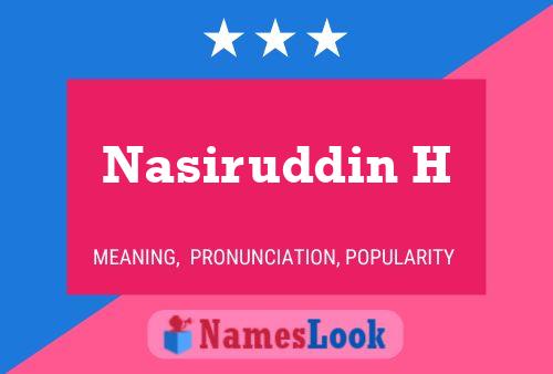 Nasiruddin H Naam Poster