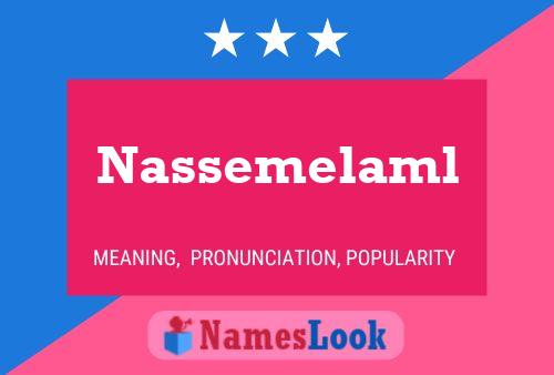 Nassemelaml Naam Poster