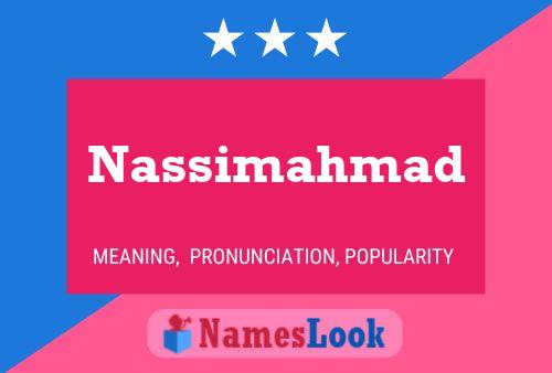 Nassimahmad Naam Poster