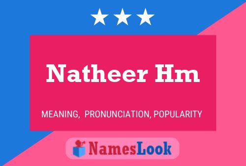 Natheer Hm Naam Poster