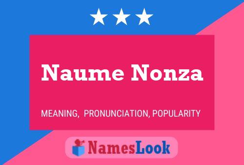 Naume Nonza Naam Poster