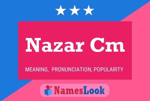 Nazar Cm Naam Poster