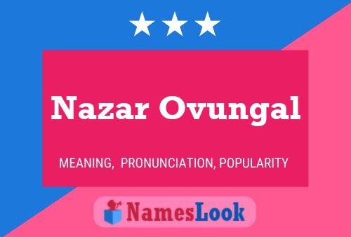 Nazar Ovungal Naam Poster