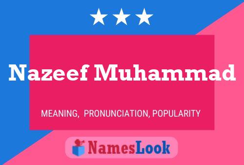 Nazeef Muhammad Naam Poster