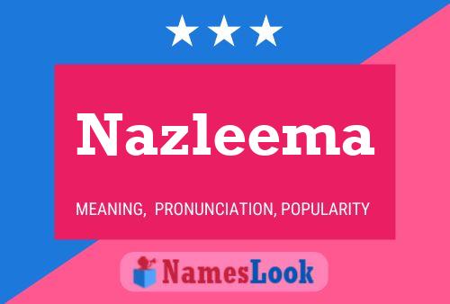 Nazleema Naam Poster