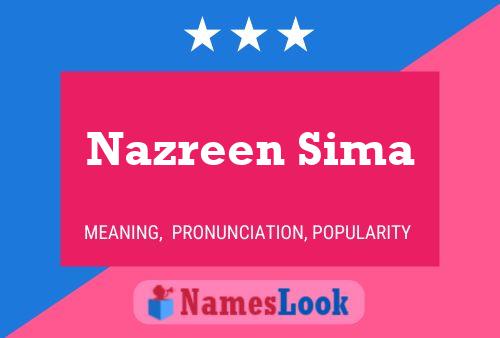 Nazreen Sima Naam Poster