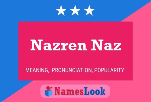 Nazren Naz Naam Poster