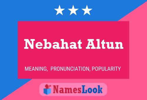 Nebahat Altun Naam Poster