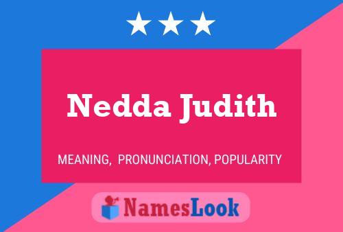 Nedda Judith Naam Poster