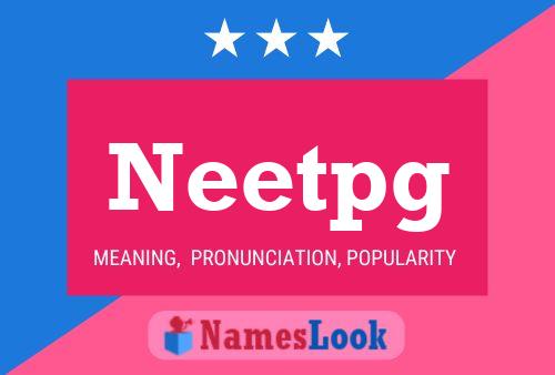 Neetpg Naam Poster