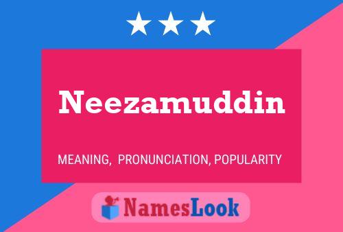 Neezamuddin Naam Poster