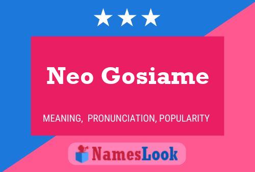 Neo Gosiame Naam Poster