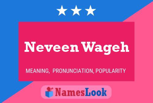 Neveen Wageh Naam Poster