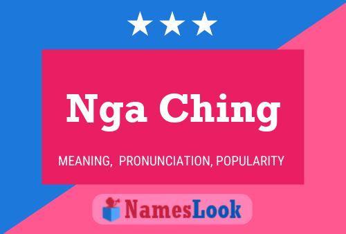 Nga Ching Naam Poster