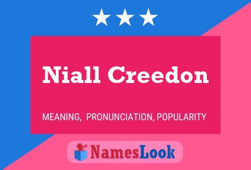 Niall Creedon Naam Poster