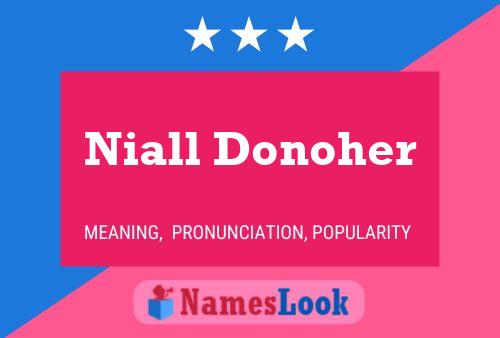 Niall Donoher Naam Poster