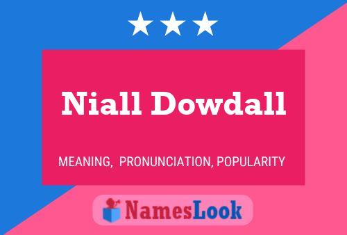 Niall Dowdall Naam Poster