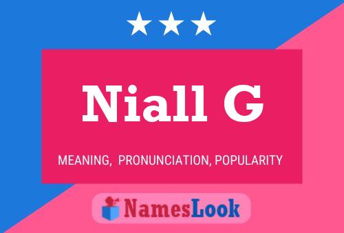 Niall G Naam Poster