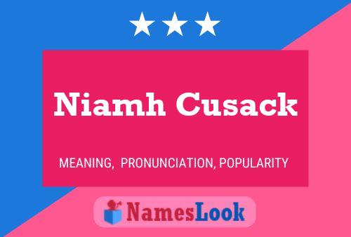 Niamh Cusack Naam Poster