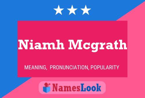 Niamh Mcgrath Naam Poster