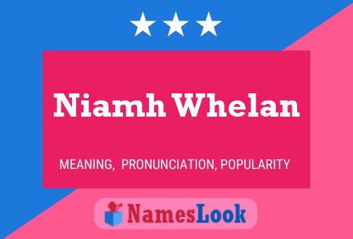 Niamh Whelan Naam Poster