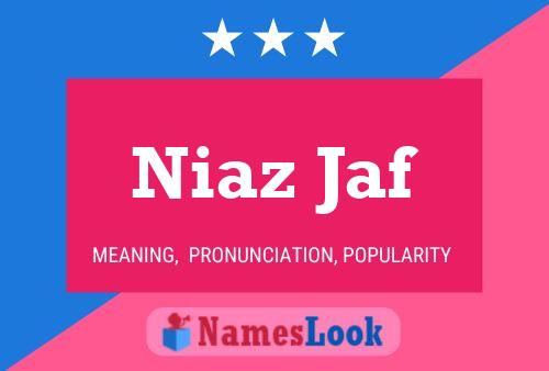 Niaz Jaf Naam Poster