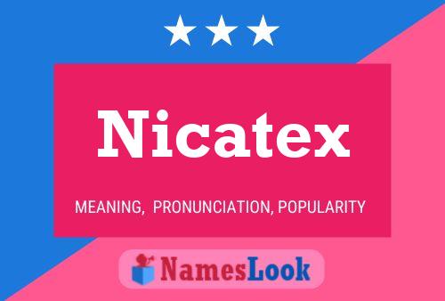 Nicatex Naam Poster