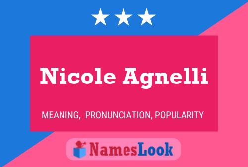 Nicole Agnelli Naam Poster