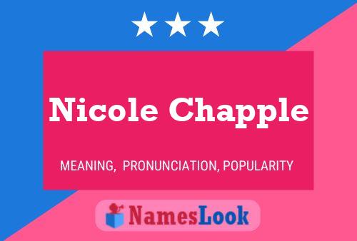 Nicole Chapple Naam Poster