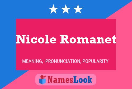 Nicole Romanet Naam Poster